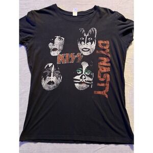 VINTAGE STYLE KISS "DYNASTY" 1979 TOUR T-SHIRT – THE RETURN OF KISS Ladies XL